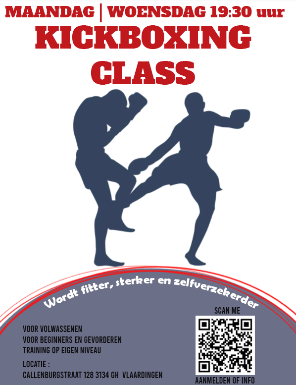 Kickboksen training bij Kickboxing Class in Vlaardingen